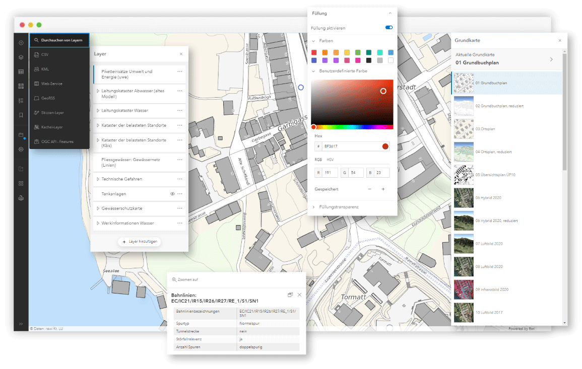 Geoinformation Dienstleistungen, GIS-Arbeitsplätze und WebGIS GeoShare